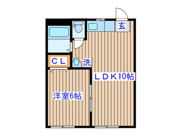 メゾンエスポワールの物件間取画像